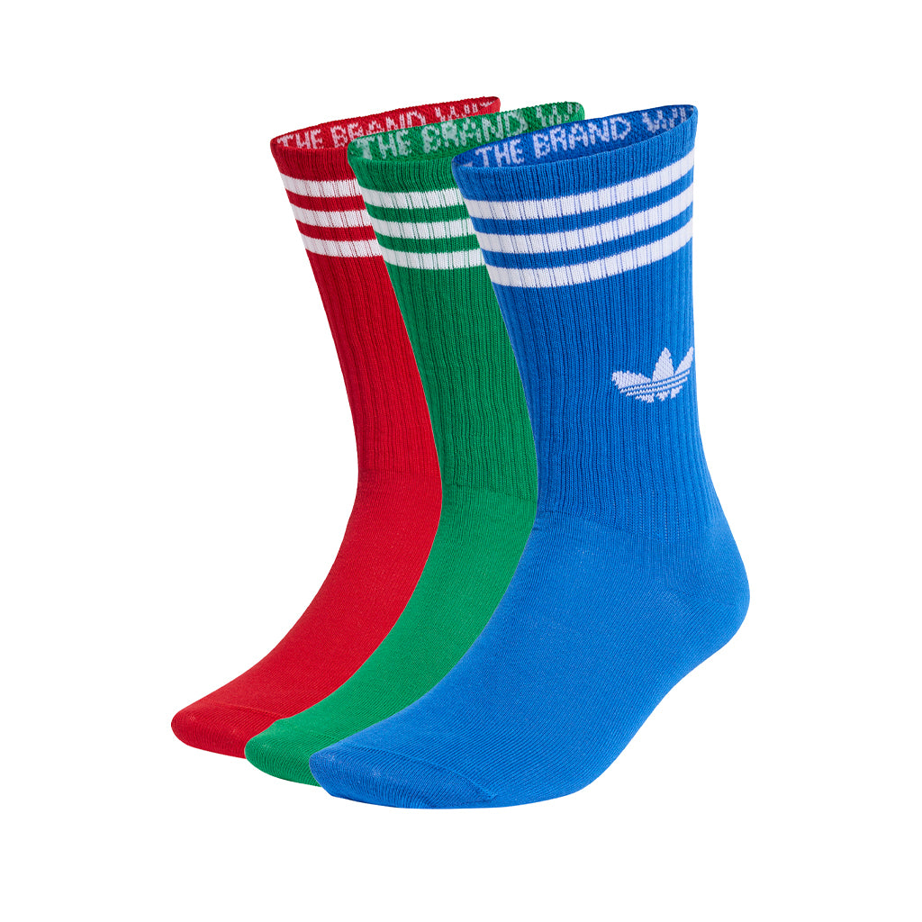 Adidas - Socks - 3S High - blue/green/red