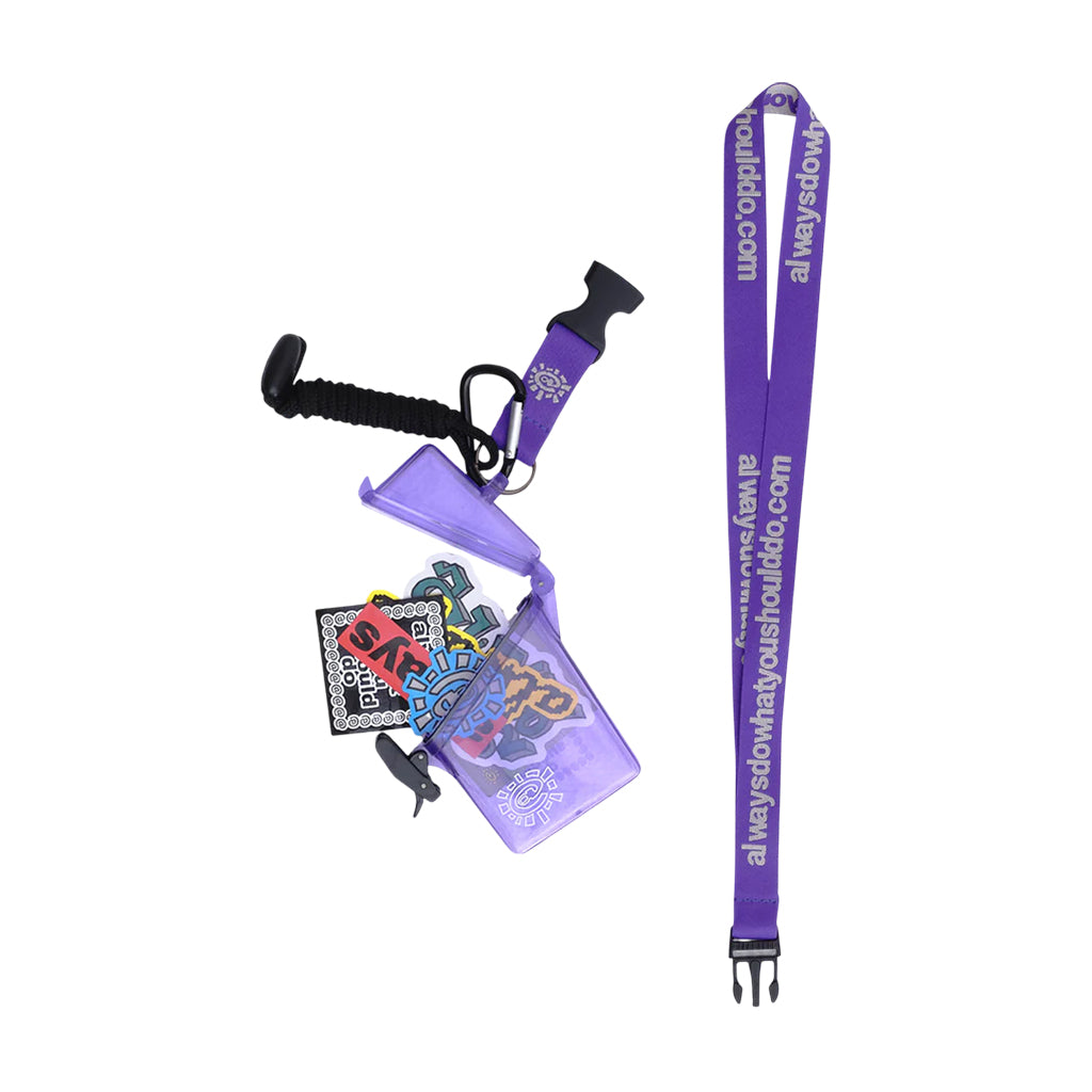 Always- ADWYSD- Wallet - Clear Case - purple