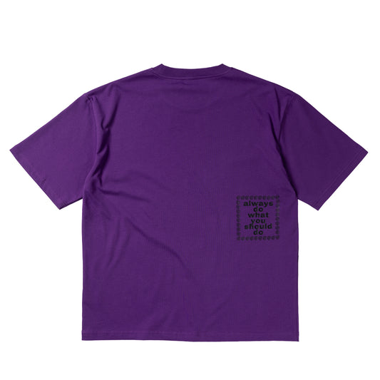 Always Do What You Should Do (ADWYSD) "Girbuard" T-Shirt purple