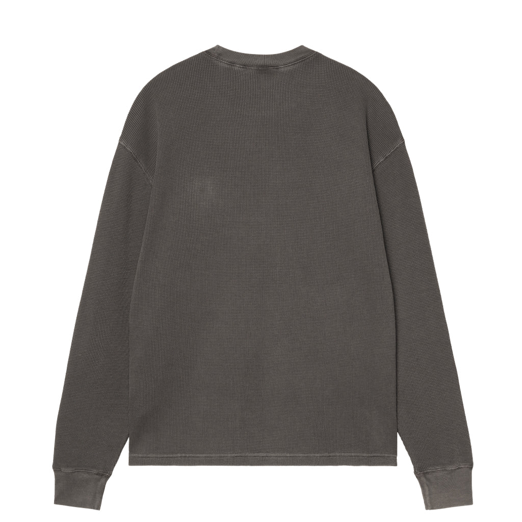 Carhartt WIP - Longsleeve - L/S Vista Waffle - black garment dyed