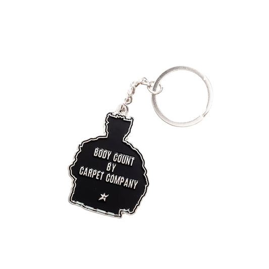 Carpet Company x Body Count Enamel Key Chain "Body Count" black