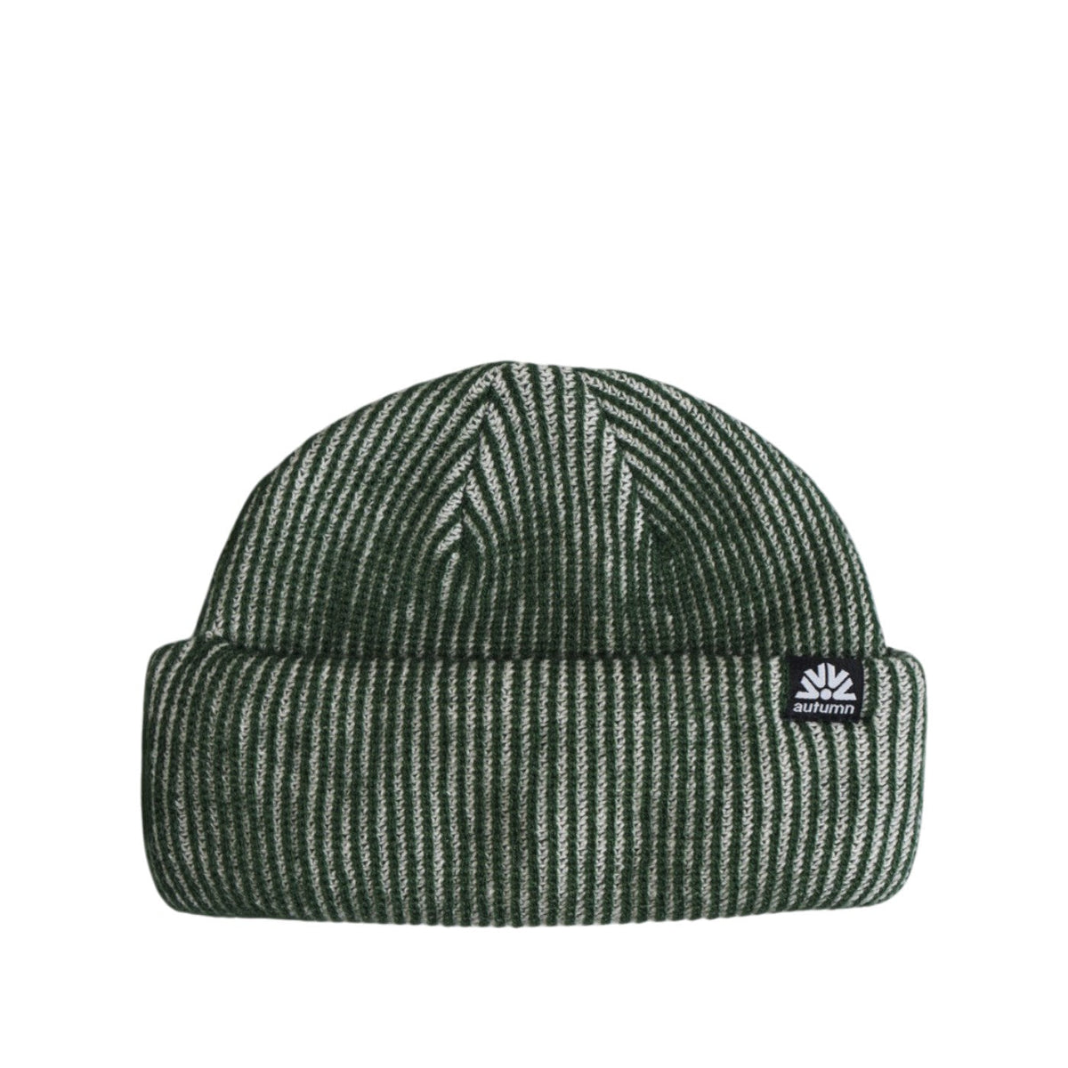 Autumn Beanie - Cord Double Roll - Shell