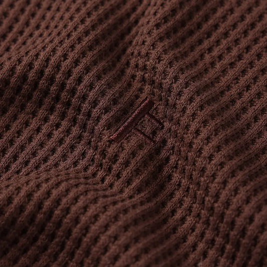 Former - Longsleeve - Franchise Waffle - chocolate