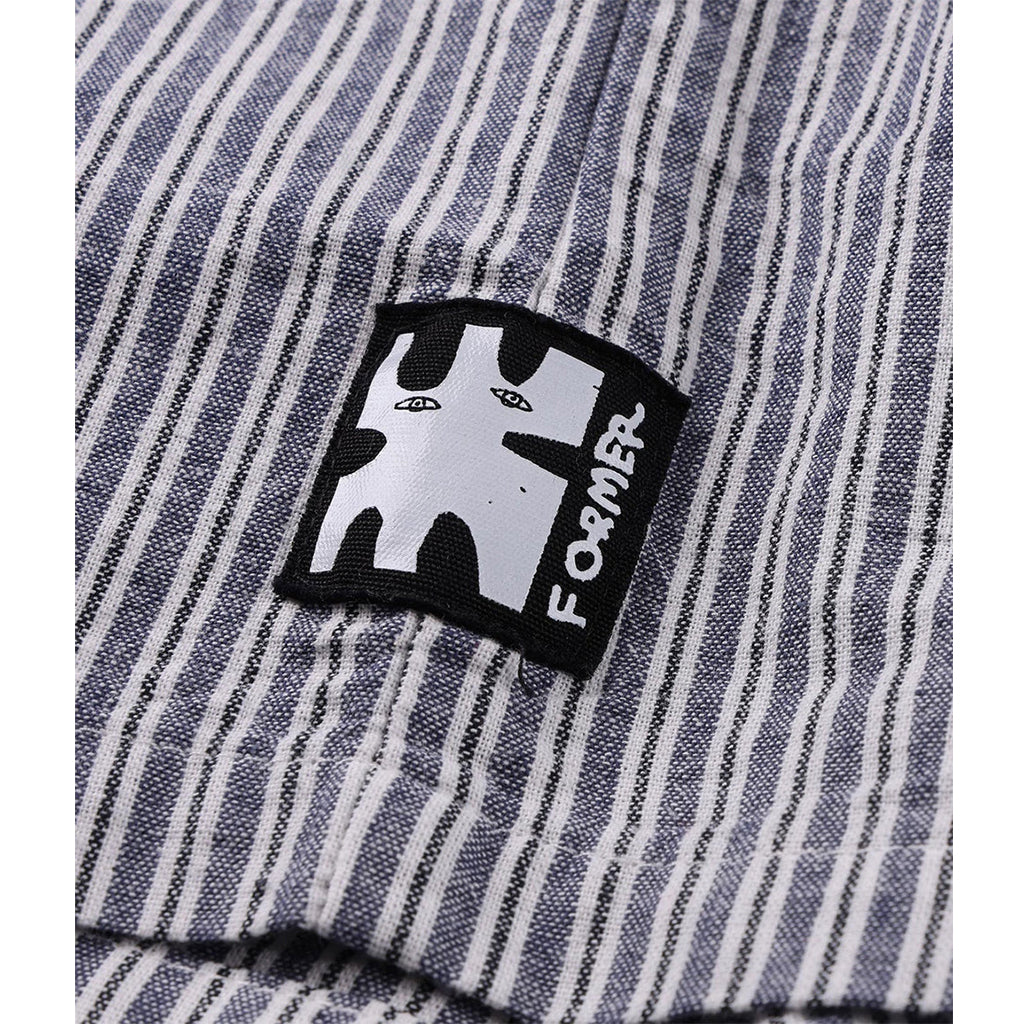 Former - Shirt - Reynolds Stripe - bone/navy