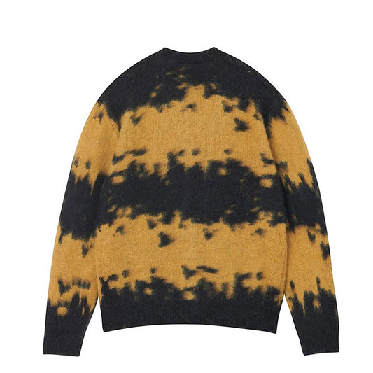 Gramicci Cardigan "Mohair Splatter" taupe splatter