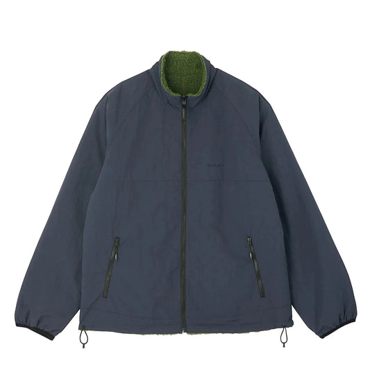 Gramicci Jacket "Reversible Sherpa Jacket" olive/navy