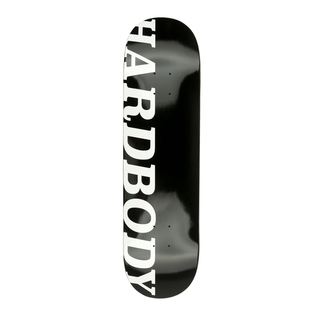 Hardbody - Deck - Classic Logo - 8.5" black/white