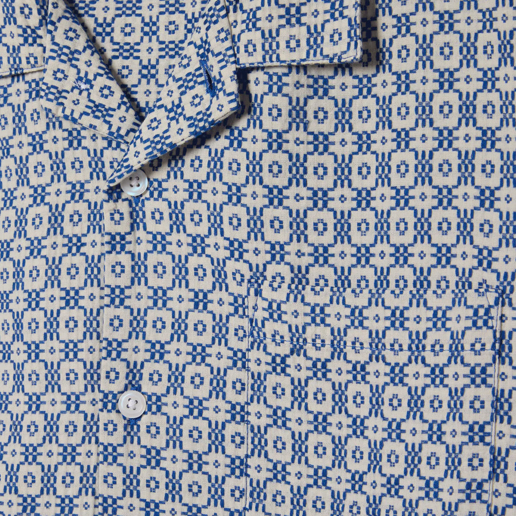 Obey Shirt Adrian SS Woven unbleached multi