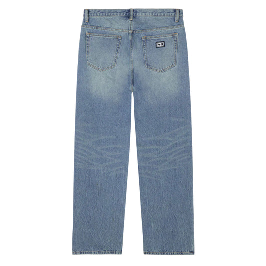 Obey Denim Pant "Boxcar Straight Leg" heavy vintage indigo