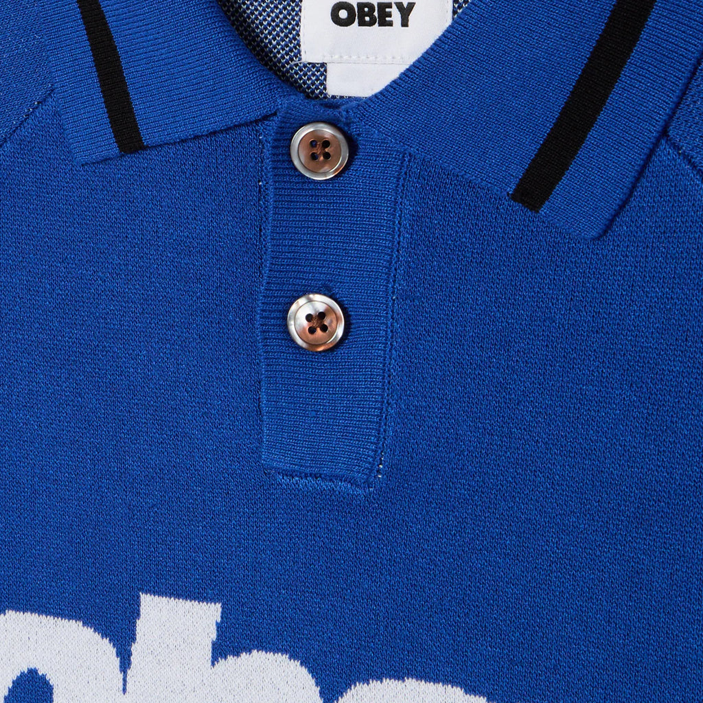 Obey Polo Sport Sweater blue multi