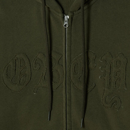 Obey Zip Hoodie "Gothic" dusty black olive