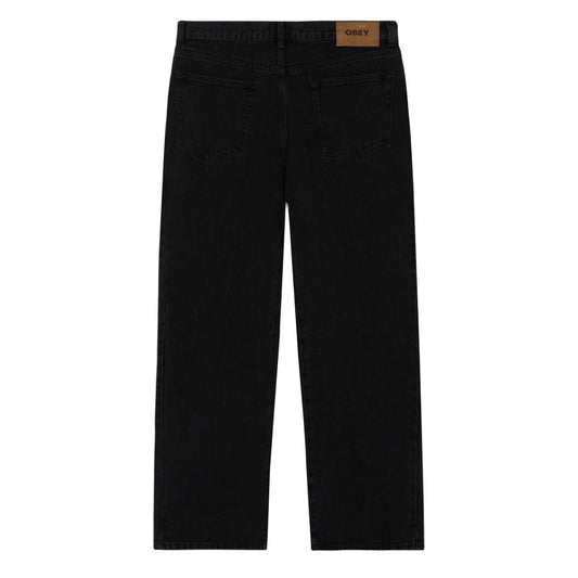 Obey - Pant - Classic Baggy Denim - washed black