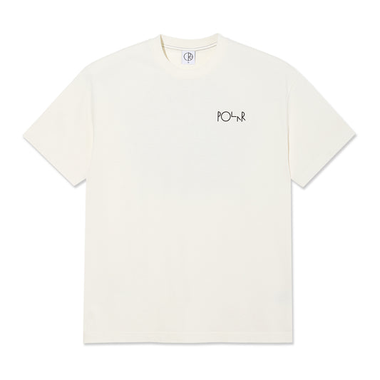 Polar T-Shirt "Contrast" Fill Logo ivory/black