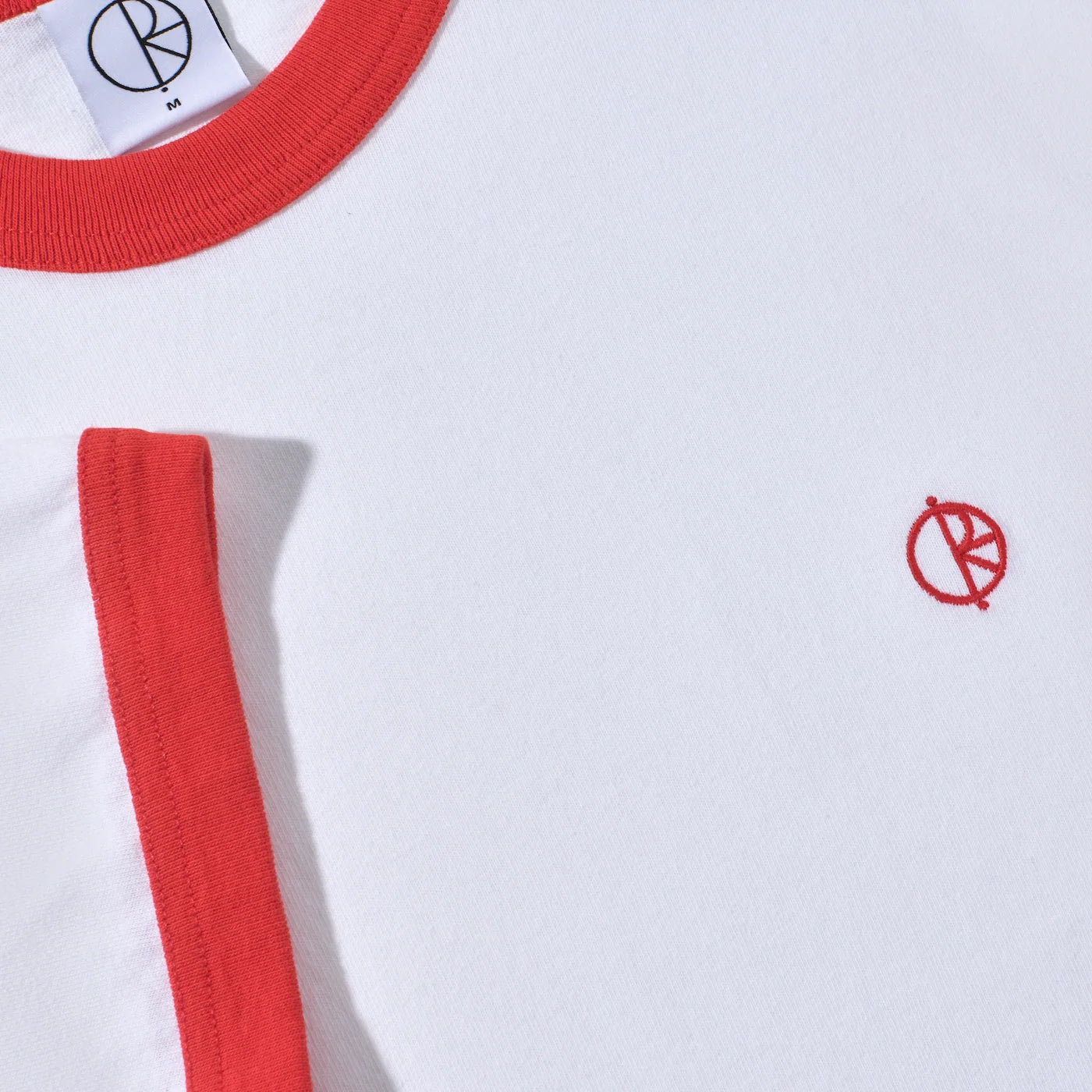Polar - T-Shirt - Ringer - white/red