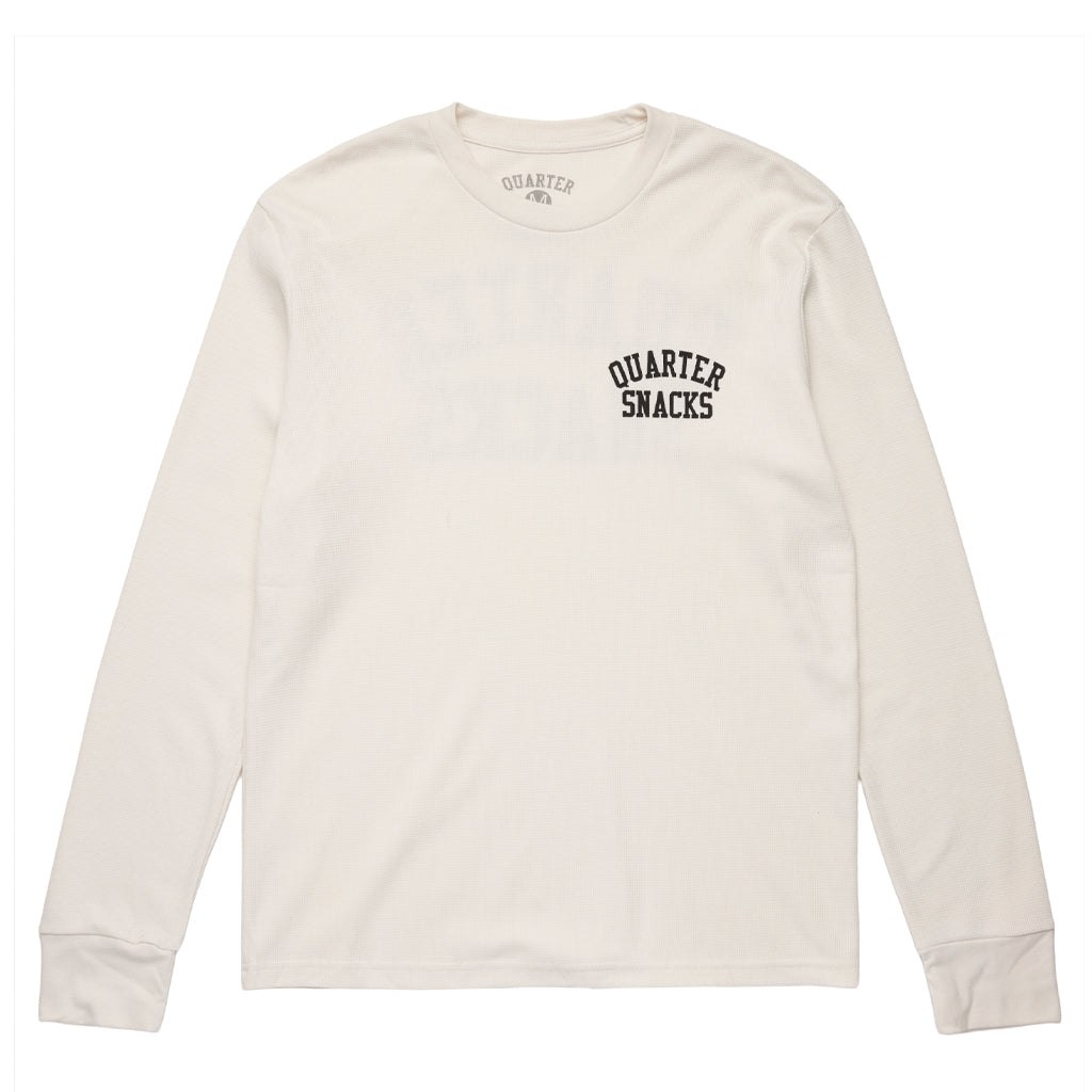 Quartersnacks - Longsleeve - Printed Thermal - bone