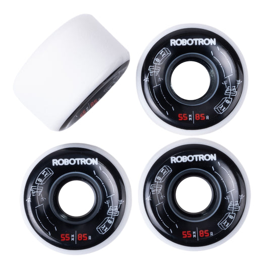 Robotron "Skeletron" Cruiser Wheels white 55mm