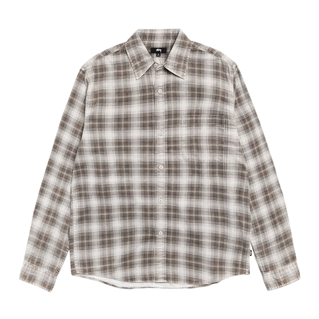 Stüssy - Shirt - Dax Plaid - brown – Pivot Skateshop