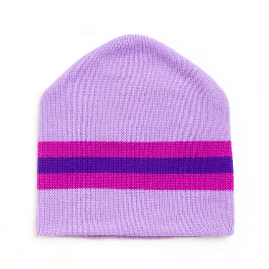 Stüssy Beanie "Stripe Ski" purple