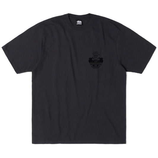Stüssy - T-Shirt - Built To Last Pig. Dyed - faded black