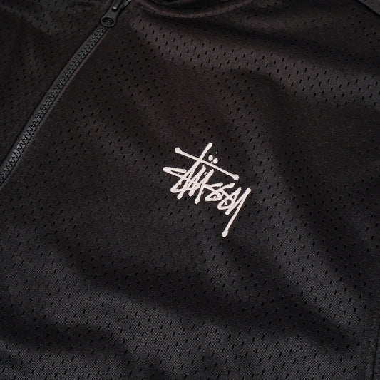 Stüssy Zip Hoodie "Athletic Mesh" black