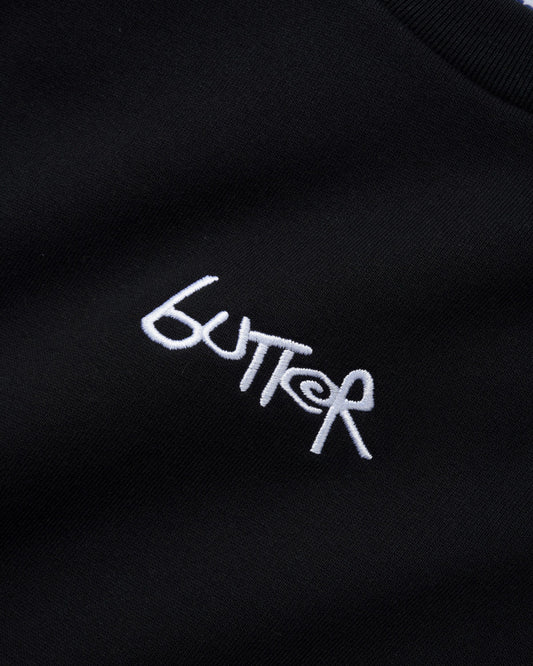 Butter Goods Crewneck "Tread" black/charcoal