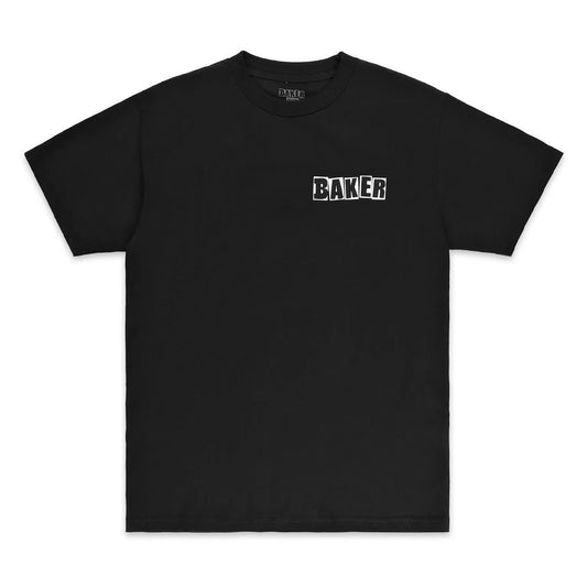 Baker T-Shirt "Uno" black/white