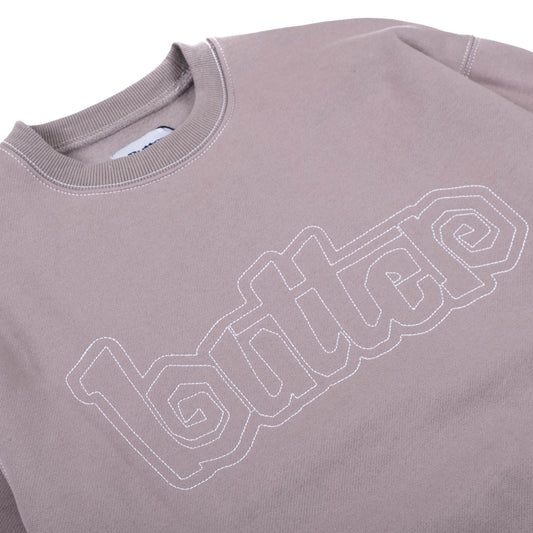 Butter Goods - Crewneck - Swirl - grey
