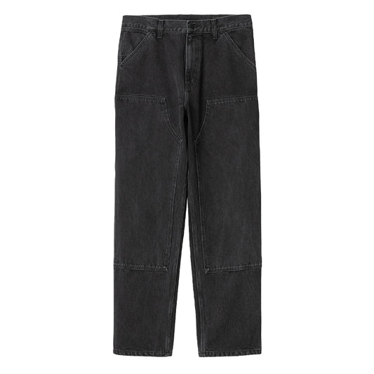 Carhartt WIP - Pant - Double Knee - stone washed black