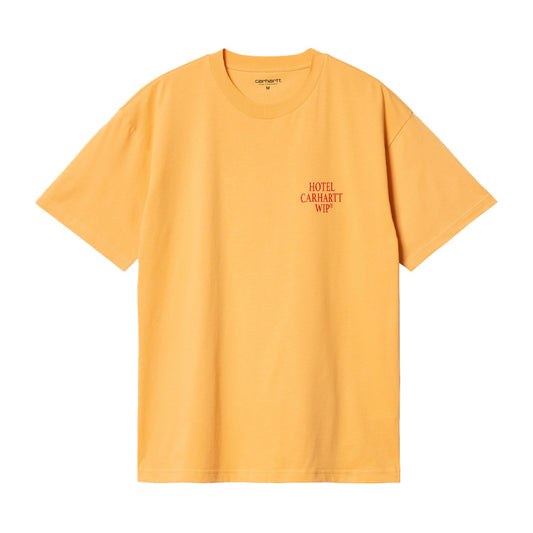 Carhartt WIP T-Shirt "Hotel Keys" winter spice/red front