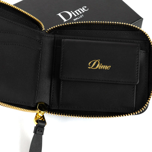 Dime - Wallet - Cursive Zip - black