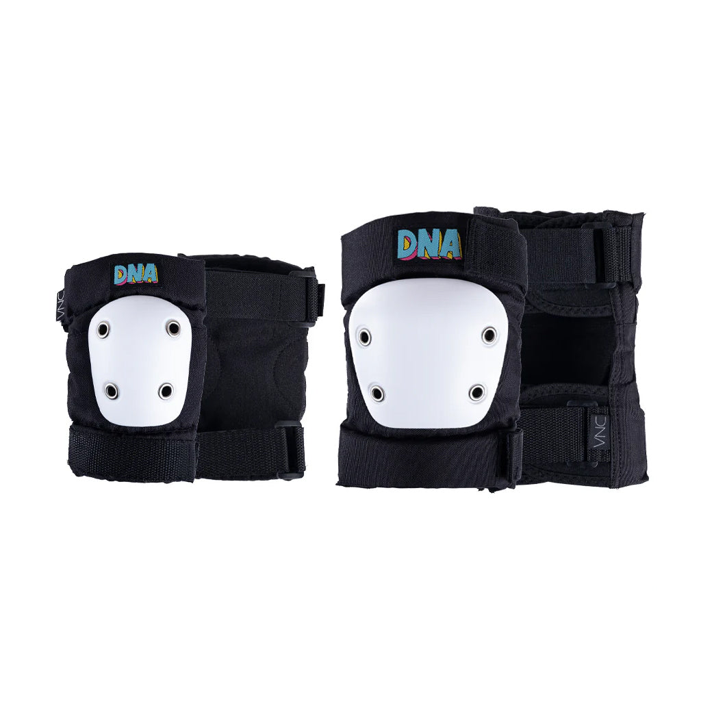 DNA Protection - Original Knee & Elbow KIDS Set - black
