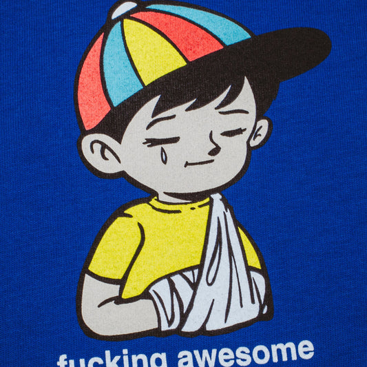 Fucking Awesome - T-Shirt - Wanto Kid - royal