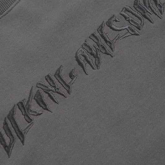 Fucking Awesome - Crewneck - Distressed Stamp Crew - charcoal