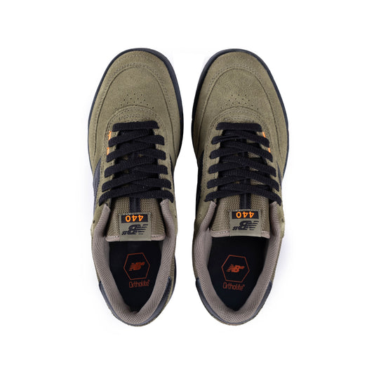 New Balance Numeric - 440 - dark olive/black/orange