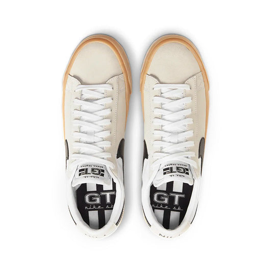 DC7695-100 Nike SB - Zoom Blazer Low Pro GT - black/white/gum