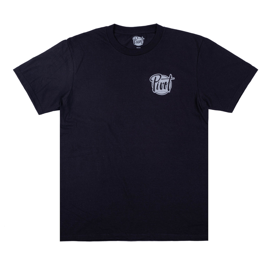 Pivot Skateshop - T-Shirt Logo - black/grey