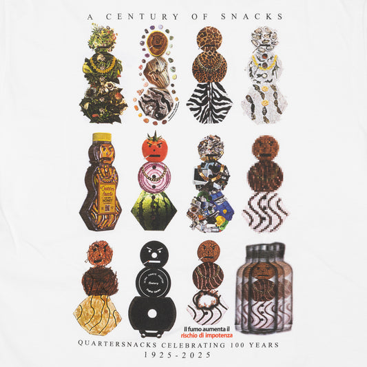 Quartersnacks - T-Shirt - Anniversary - white