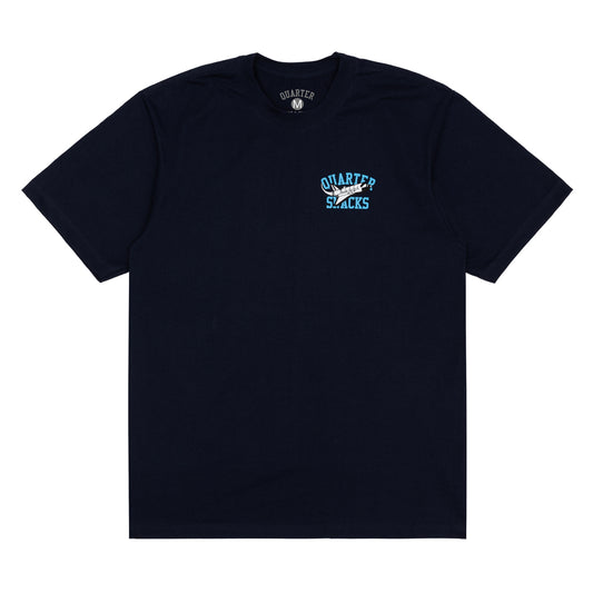 Quartersnacks - T-Shirt - Let's Get It - navy