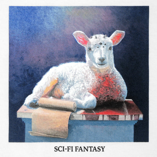 Sci-Fi Fantasy - T-Shirt - Lamb - white