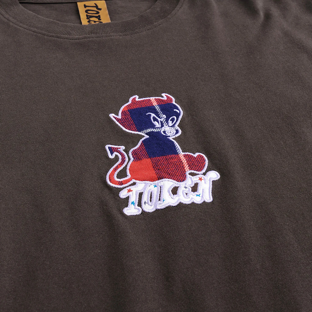 Token - T-Shirt - Plaid Devil SS - chocolate