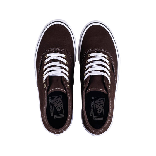 Vans Skate Authentic mid dark brown/white