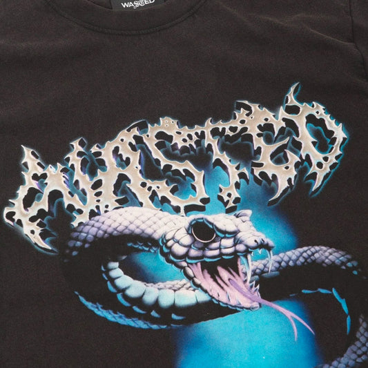 Wasted Paris T-Shirt Viper faded black