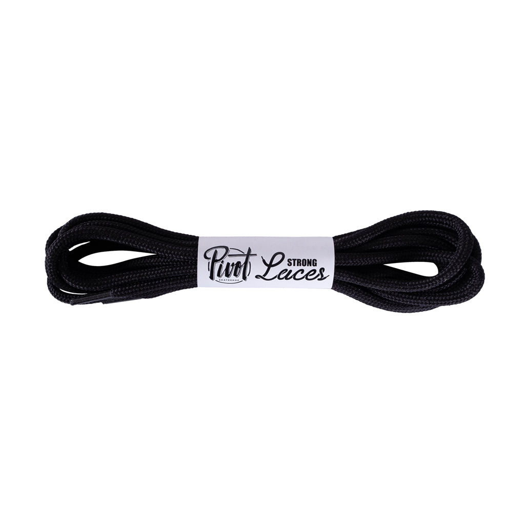 Pivot Skateshop Shoelaces Strong black