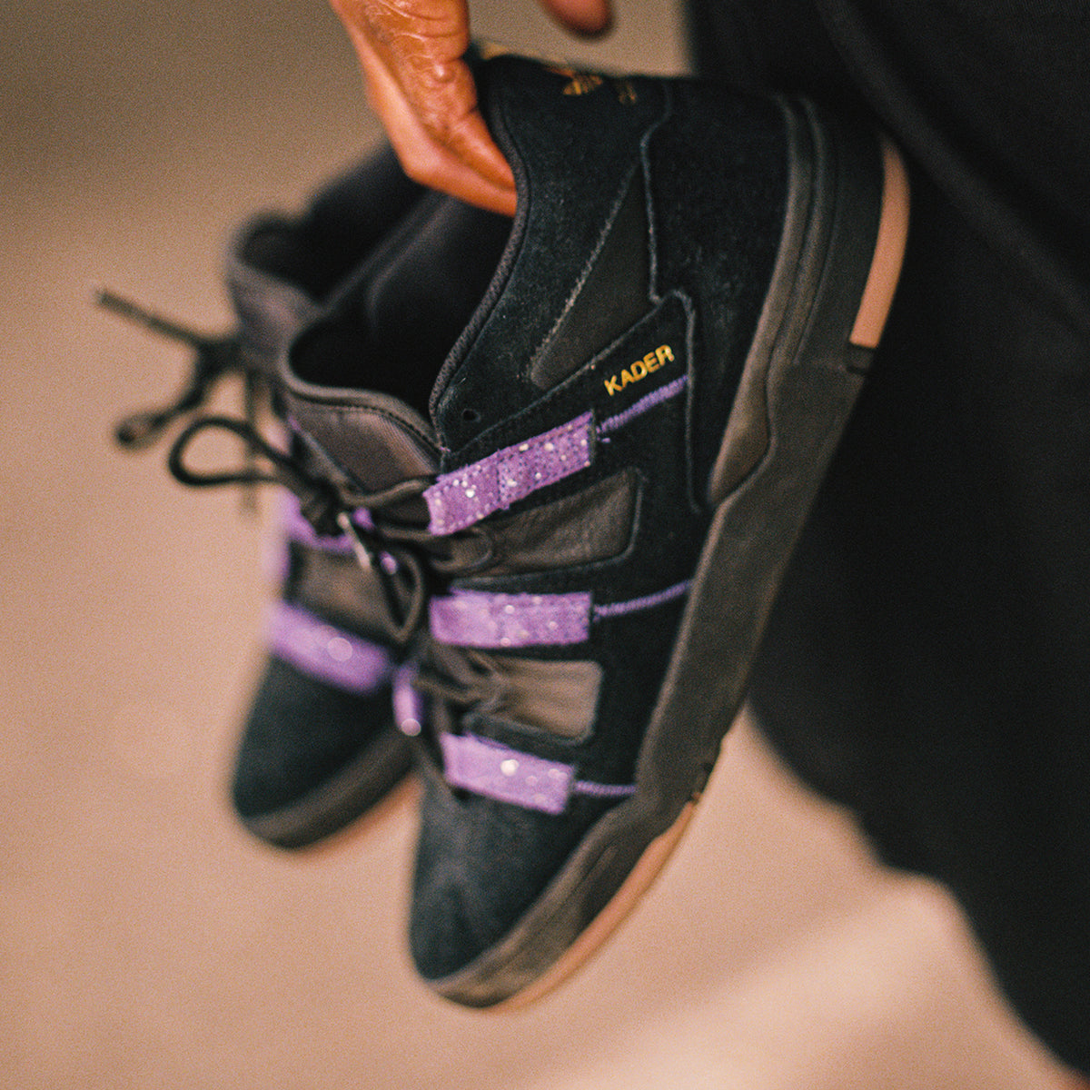 Adidas "Kader" black/purple KI0408