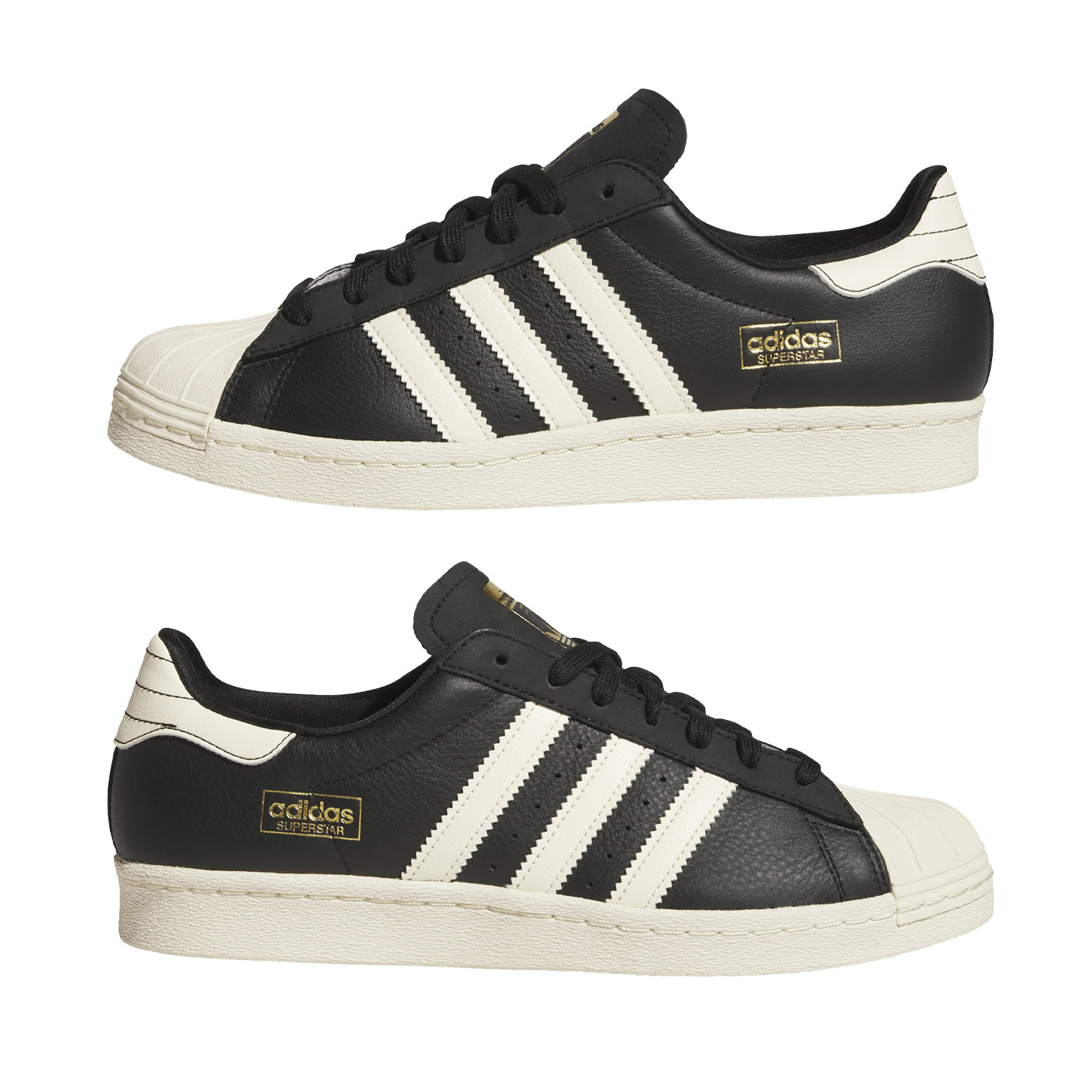 Adidas Superstar 80 ADV black/cream white/gold metallic