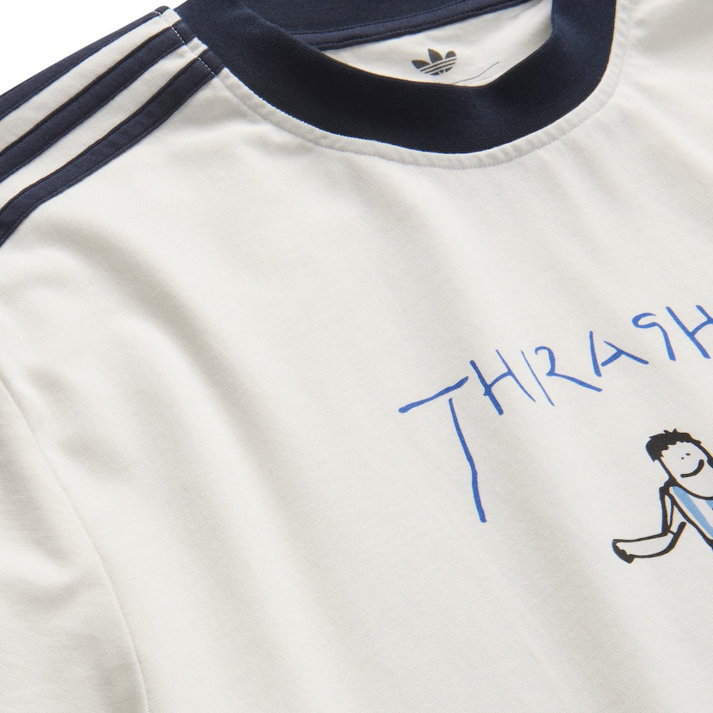Adidas x Thrasher T-Shirt "AFA Gonz Ringer" dark blue/white