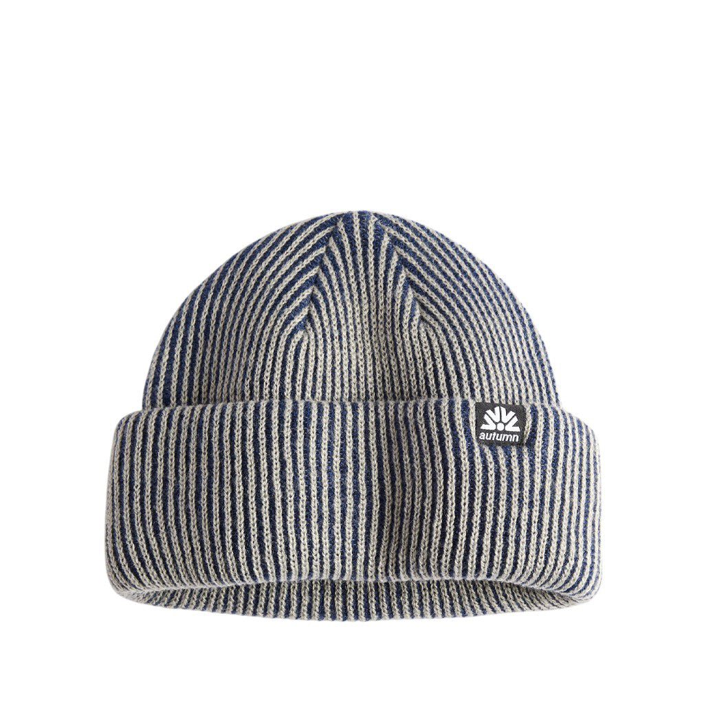 Autumn Beanie "Double Roll" navy