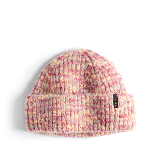 Autumn Beanie "Marbled Knit" red