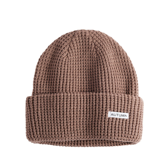 Autumn Beanie Waffle Dusty Mauve