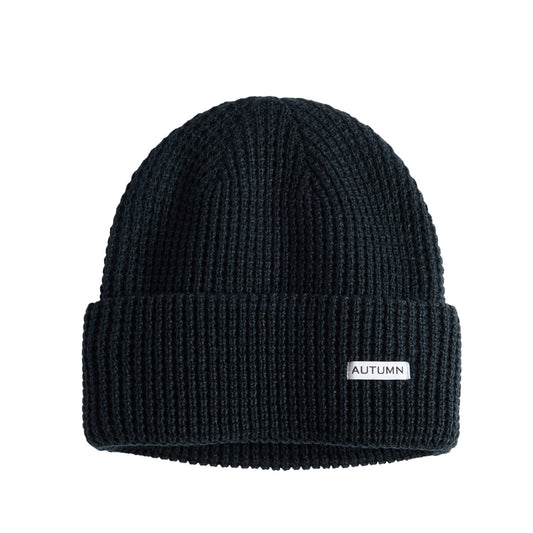 Autumn Beanie Waffle Ultramarine Teal